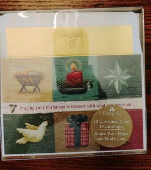 Dayspring 18 Cards, 19 Envelopes Christmas